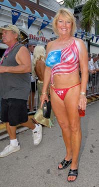Body Painting 2008 photo - Duval Street, Key West
